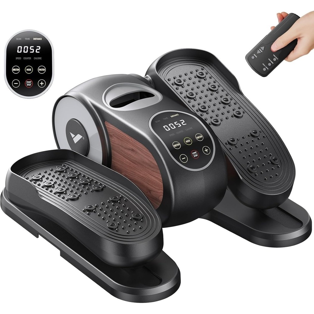 MERACH MR-E32 Under Desk Elliptical Pedal‎ Exerciser 12-Speed Remote Black 60W